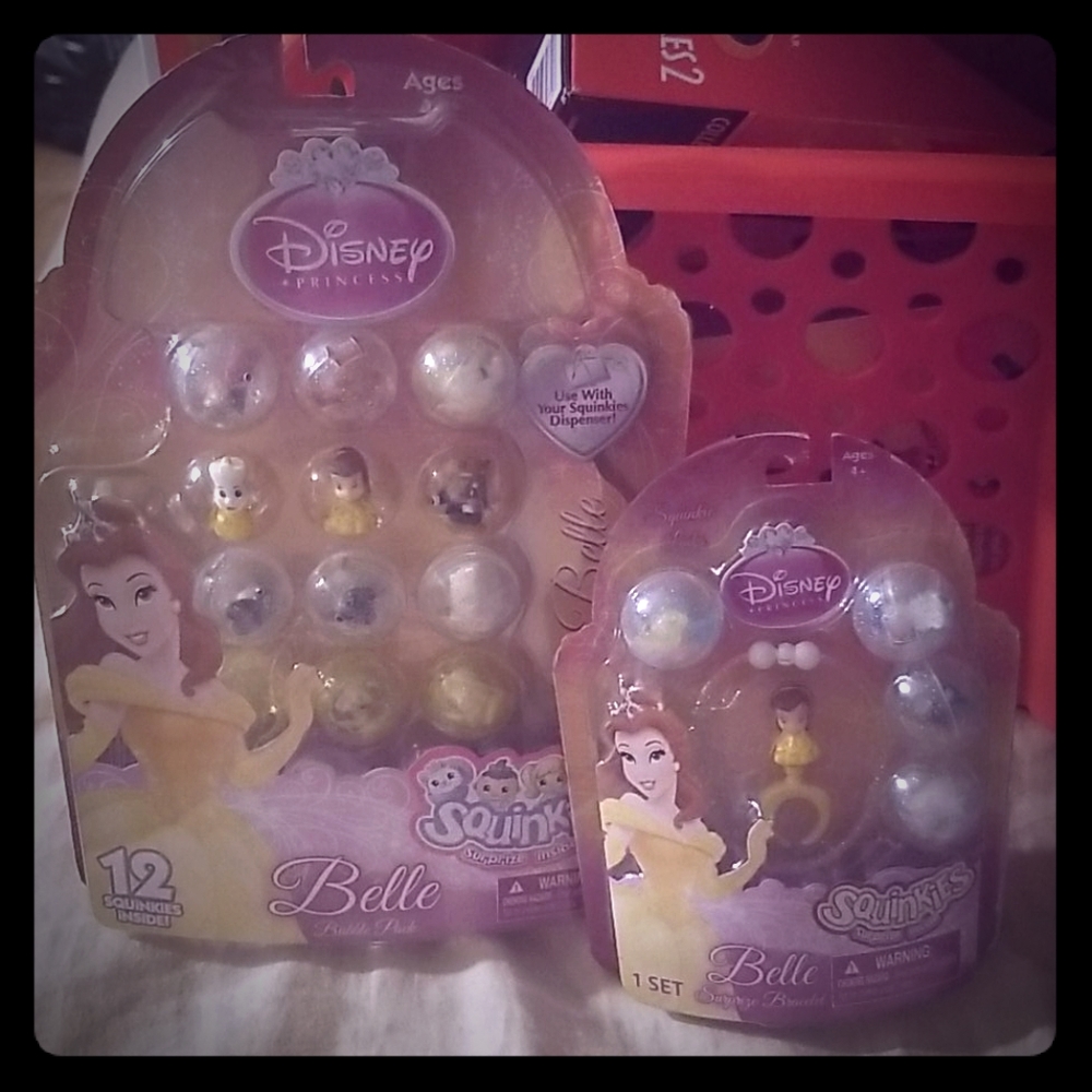 Disney princess squinkies